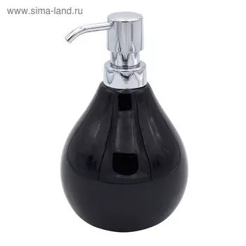 Дозатор для жидкого мыла Belly, цвет чёрный