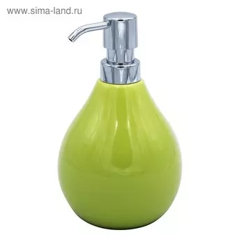 Дозатор для жидкого мыла Belly, цвет зелёный