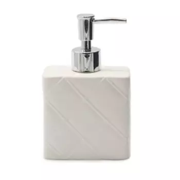 Дозатор для жидкого мыла ORION LD-1015WT, керамика, 375 мл, цвет белый