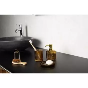 Дозатор для жидкого мыла Vilma, цвет жёлтый