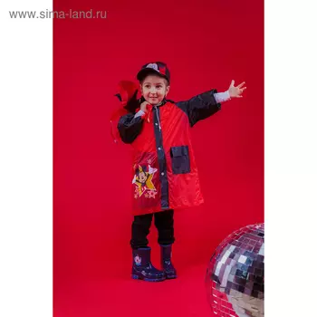 Дождевик детский, размер S, 92-98 см, Микки Маус