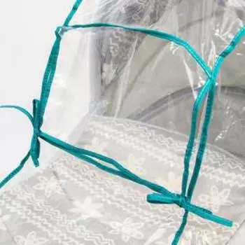 Дождевик на коляску люльку, ПВД кристалл