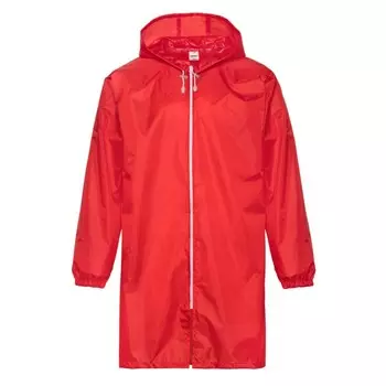 Дождевик на молнии унисекс, размер 46, цвет красный
