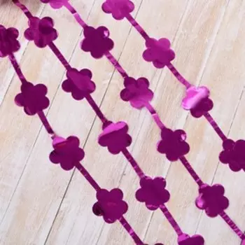 Дождик "Праздник" цветочки, 100х200 см, микс