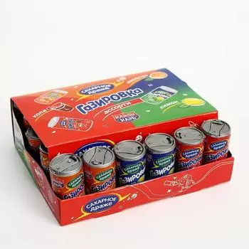 Драже «Газировка» баночках, ассорти, 4 г