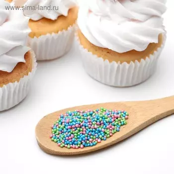 Посыпка кондитерская "Бисер",МИКС, 50 г