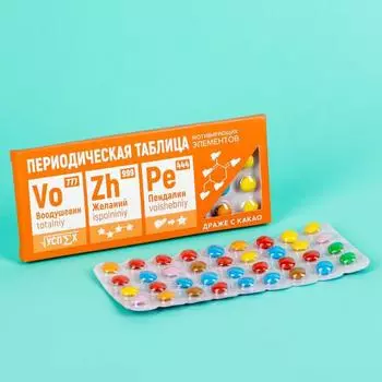 Драже шоколадное «Мотивирующие элементы», 20 г.