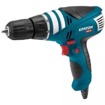 Шуруповерт сетевой “Кратон” ESDD-280/24, 280 Вт, реверс, 0.8-10 мм, 0-750 об/мин