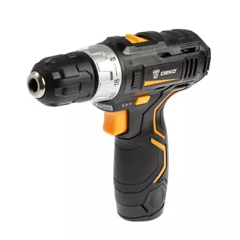 Дрель-шуруповерт DEKO GCD12DU3, 12 В, 2х1.5 Ач, Li-lon, 32 Нм, 400/1500 об/мин + 104 пр.