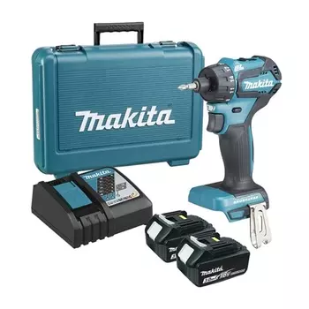 Дрель-шуруповерт Makita DDF083RFE, б/щет, 18 В, 23 Ач, Li-ion, 500/1700 об/мин, 40/23 Нм