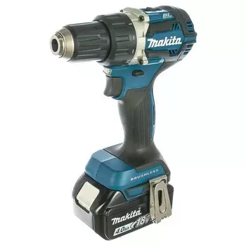 Дрель-шуруповерт Makita DDF484RME, 18 В, 24 Ач, Li-ion, 500/2000 об/мин, 54/30 Нм