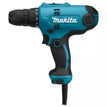 Дрель-шуруповерт Makita DF03003, 320 Вт, 1500/450 об/мин, БЗП 10 мм, 56/21 Нм + набор бит