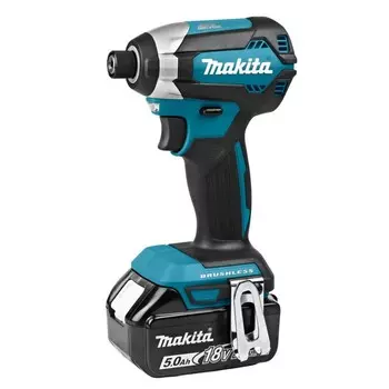 Дрель-шуруповерт Makita DTD153RT, ударная, 18 В, 5 Ач, 3400 об/мин, 170 Нм, 6 г 1/4", кейс
