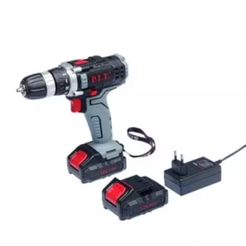Дрель-шуруповерт P.I.T. PSR 12-D1, 12 В, 2х1.5 Ач, Li-lon, 450/1450 об/мин, 22 Нм, реверс