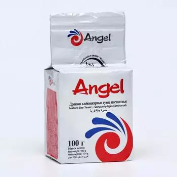 Дрожжи Angel инстантные хлебопекарные, малосладкие, 100 г