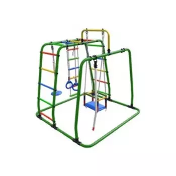 ДСК «Игрунок Т плюс», 1445 × 1440 × 1500 мм, цвет зеленый/радуга