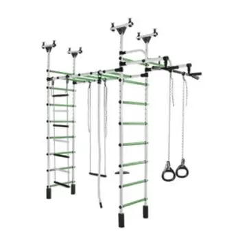 ДСК «Слонёнок», 2200 × 950 × 2350-2935 мм, цвет белый/салатовый