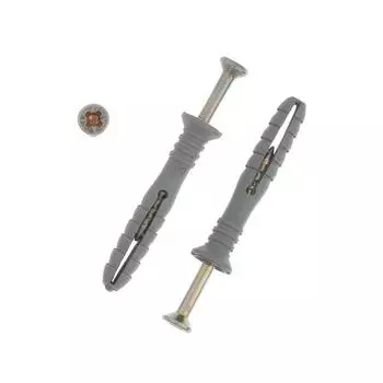 Дюбель-гвоздь СТРОЙБАТ, потайной бортик, полипропиленовый, 640 мм, 200 шт.