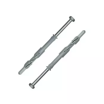 Дюбель-гвоздь "Росдюбель" RDR, рамный, полиамидный, потайная манжета, 10х120 мм, 50 шт