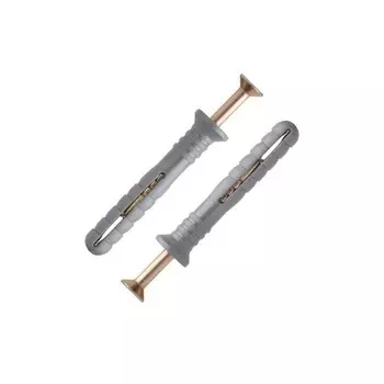 Дюбель-гвоздь Steelrex, распорный, полипропиленовый, потайная манжета, 6х60 мм, 150 шт