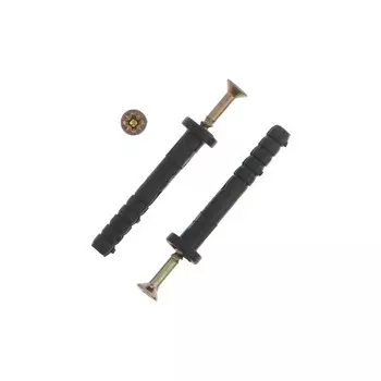 Дюбель-гвоздь "ТУНДРА krep", распорный, пластиковый,цилиндрическая манжета, 6x40 мм, 18 шт