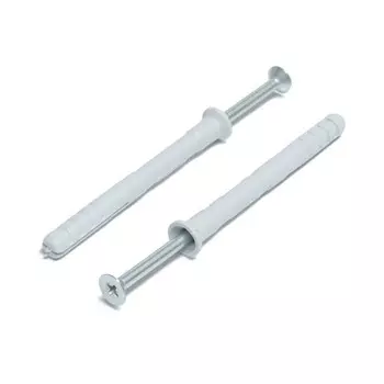 Дюбель-гвоздь "ТУНДРА", распорный, нейлоновый, потайная манжета, 8х80 мм, 50 шт