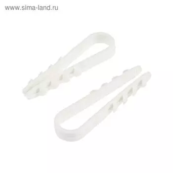 Дюбель-хомут "ЗУБР" для круглого кабеля ДХ-К, 5 - 10 мм, нейлон, 100 шт.