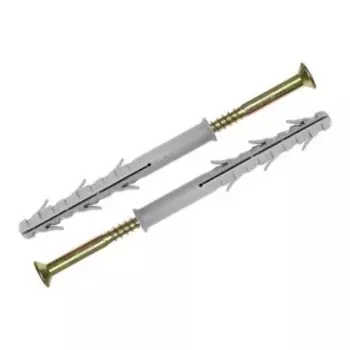 Дюбель "ЗУБР", рамный, с оцинкованным шурупом, шлиц Pz, нейлоновый, 10x135 мм, 50 шт