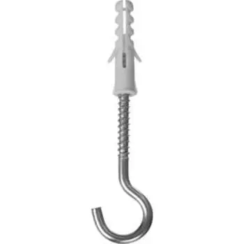 Дюбель распорный "ЗУБР" полипроп., 10х50, тип "ЕВРО", с шурупом-полукольц. 6х90 мм, 40 шт.