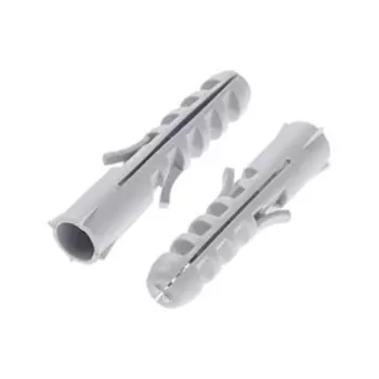 Дюбель Steelrex, тип S, распорный, с усами, полипропиленовый, 12x60 мм, 250 шт