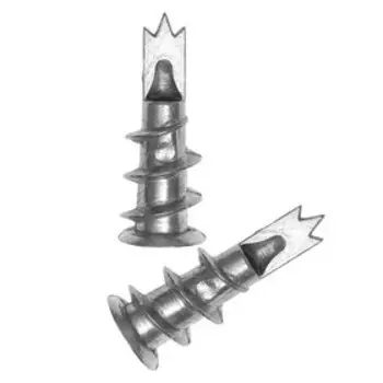 Дюбель "ЗУБР" DRIVA, для гипсокартона, со сверлом, с саморезом, металлический, 3 шт