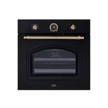 Духовой шкаф Beko OIM 27201 A, электрический, 71 л, класс А, гриль, ретро, чёрная