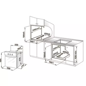 Духовой шкаф Gefest ДА 602-01 А, чёрный