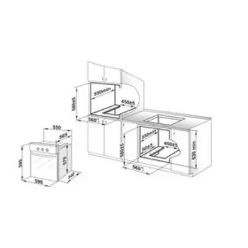 Духовой шкаф Gefest ДГЭ 621-01 Б, газоэлектрический, белый/стекло