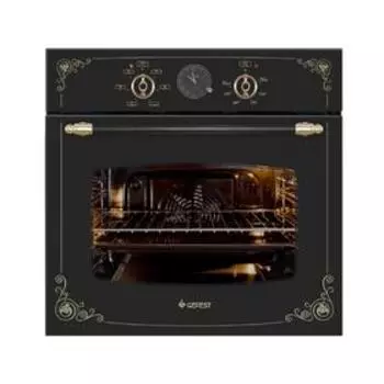 Духовой шкаф Gefest ЭДВ ДА 602-02 К93, электрический, 55 л, класс А, чёрный рис. "ретро"