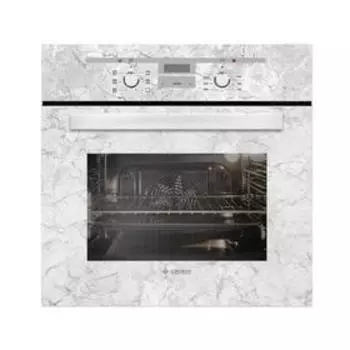 Духовой шкаф Gefest ЭДВ ДА 622-02 К52, электрический, 55 л, класс А, белый рисунок "мрамор"