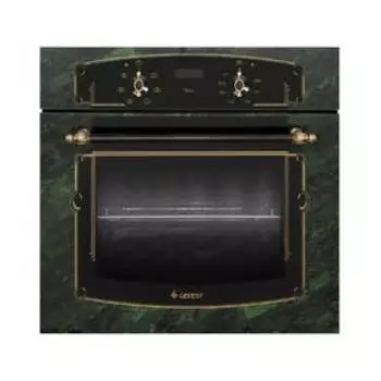 Духовой шкаф Gefest ЭДВ ДА 622-02 К69, электрический, 55 л, класс А, зелёный рис. "ретро"