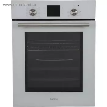Духовой шкаф Krting OKB 7951 CMW, электрический, 9 режимов, гриль, 64 л, белый