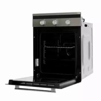 Духовой шкаф Lex EDM 4570 IX, электрический, 55 л, класс А, черный/серебристый