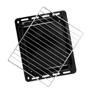 Духовой шкаф MAUNFELD AEOC.575B, электрический, 59 л, класс А, чёрно-серебристый