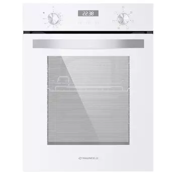Духовой шкаф MAUNFELD EOEM516W, электрический, 51 л, класс А, бело-серебристый