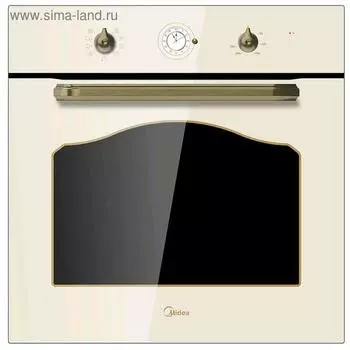 Духовой шкаф Midea MO58110RGI-B, электрический, 70 л, класс А, бежевый