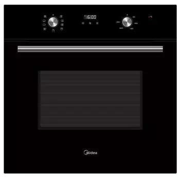 Духовой шкаф Midea MO68101CGB, электрический, 8 режимов, конвекция, гриль, чёрный