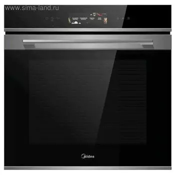 Духовой шкаф Midea MO90170TCGB, электрический, 72 л, класс А+, чёрный