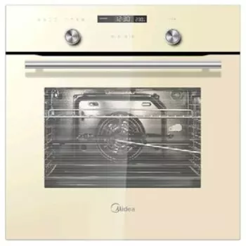Духовой шкаф Midea MO 78100 C GI, электрический, 70 л, класс А, гриль, бежевый
