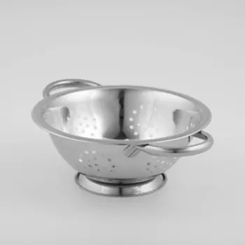 Дуршлаг Доляна «Индия», 1.1 л, d=20 см, на ножке, две ручки, нержавеющая сталь