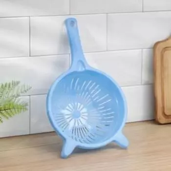 Дуршлаг кухонный Альт-Пласт, 1.6 л, d=19 см, пластик, МИКС