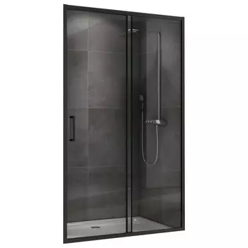 Душевая дверь ABBER Schwarzer Diamant AG30140B5, 140х190 см, прозрачная, раздвижная