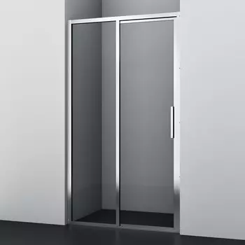 Душевая дверь WasserKRAFT Lopau 32S05L, 1200x2000 мм, прозрачная, раздвижная, серебристый