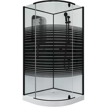 Душевая кабина GROSSMAN GR271, 90x90x205 см, низкий поддон 15 см, стекло прозрачное